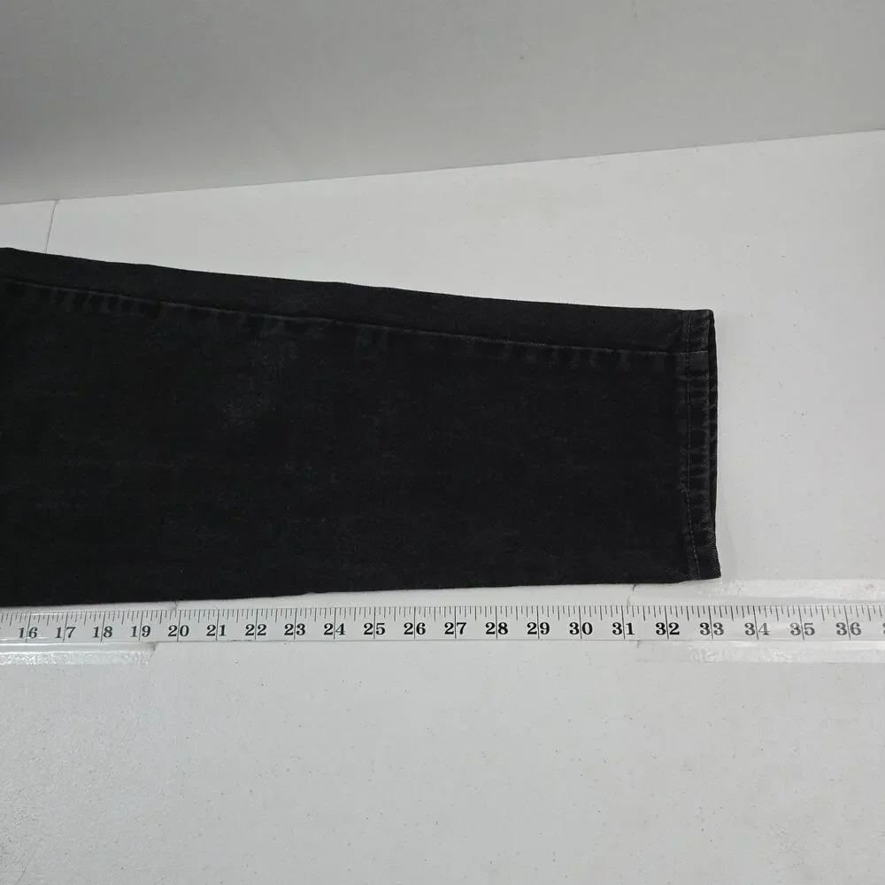 Vintage Levi's 550 relaxed‎ tapered 20 jeans USA black 90's womens 5713